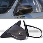 Fit 92-95 Civic 23dr Carbon Fiber Manual Adjustable Spoon Style Side Mirror