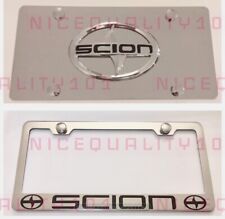 Scion Stainless Steel License Plate Frame W Front Plate Combo W Bolt