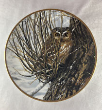 Hiding Place Plate Noble Owls Of America John Seerey-lester Hamilton Collection