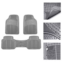 Fh Group Universal Floor Mats For Car Heavy Duty All Weather Mats 3pc Set Gray