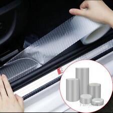 3m Car Door Protector Sill Scuff Cover Sticker Anti-scratch Carbon Fiber White