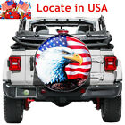 Waterproof Spare Tire Cover 16 Flag Eagle For Jeep Wrangler Liberty Trailer Rv
