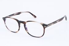 New Tom Ford Tf 5680-b 053 Brown Horn Authentic Designer Frame Eyeglasses 51-20