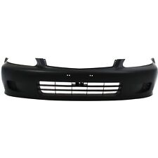 Bumper Cover For 1999-2000 Honda Civic Front Sedan With License Plate Provision