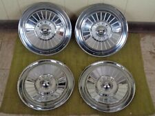 1957 Ford Hub Caps 14 Set Of 4 Wheel Covers 57 Hubcaps