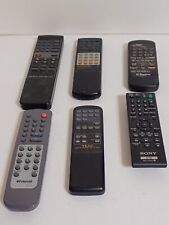 Mixed Lot Of 6 Remote Controls Polaroid Emerson Teac Sony Pioneer Not Tested