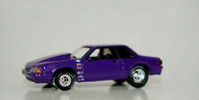 1987 Ford Mustang 5.0 Purple Midnight Drag Diecast Fox Body 164 Greenlight