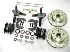 Mustang Ii Front Disc Brake Kit Big 11 Chevy Rotors Stock Spindles Ss Lines
