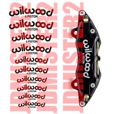 Wilwood 6 Piston Brake Caliper Decal Sticker Hi Temp Vinyl Decal Sticker