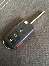 Volkswagen Vw Uncut Key Fob Oem Remote Keyless Entry Transmitter 5k0 837 202 Ae
