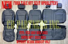 Oem Ford F250 F350 F450 New Take Off Leather Seat Covers Black Fits 2023 2024