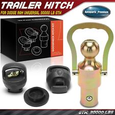 New Gooseneck Trailer Hitch Ball Safety Chain Kit For Dodge Ram 30000 Lb Gtw