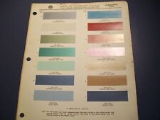 1959 Olds Oldsmobile Car Colors Paint Chips Set -ppg Ditzler