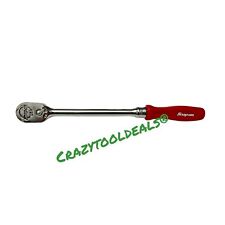 Snap-on Tools New Fhld80 38 Drive Red Hard Grip Long Handle Ratchet Usa