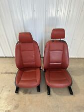 07-13 Bmw E92 328i 335i Coupe Set Of Front Heated Seats Oem Red