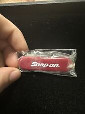 Snap On Tools Mini Pocket Knife Swiss 2 Made In Usa 1 Red Nice Old Snap On 