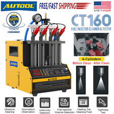 Ct160 Fuel Injector Ultrasonic Petrol Car Nozzle Cleanertester Cleaning Machine