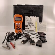 Actron Super Auto Scanner Cp9145 Scan Tool Cables Case Cd