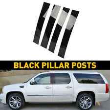For 2007-2014 Cadillac Escaladeesvext Suv 4pc Black Pillar Posts Door Trim