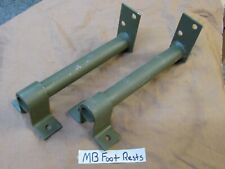 Foot Rest Wwii Pair Fits Willys Jeep Mb Willys Style G503