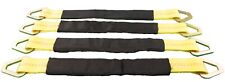 2 X 18 Axle Tow Strap With D Ring - Car Strap Tie Down 4 Pack
