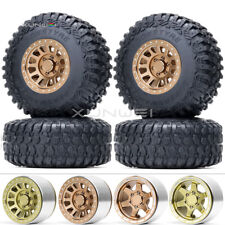 Aluminium 2.9 Inch Beadlock Wheel Rim Tire Tyre For 16 Crawler Axial Scx6 Jeep