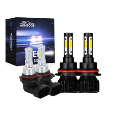 4pcs For Ford Ranger 2001-2011 6000k 4-side Combo Led Headlights Fog Lamp Bulbs