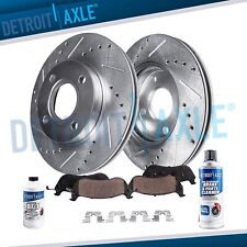 Front Drilled Disc Brake Rotors Ceramic Pads For 2004 2005 2006 Scion Xa Xb