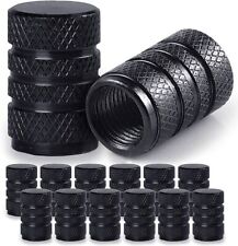 12pcs Black Car Tire Tyre Wheel Air Port Dust Cover Ventil Rim Valve Stem Caps