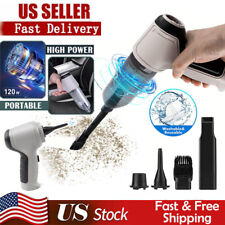 3 In 1 Upgrade Car Vacuum Cleaner Air Blower Wireless Handheld Rechargeable Mini
