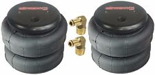 Two Bags 2500 Lb With 12 Hose Elbow For Truck Tow Kit Air Ride Suspension