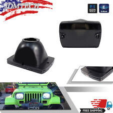 Smoked Front Turn Signal Parking Light Housings Kit For Jeep 1987-95 Wrangler Yj