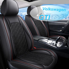 For Volkswagen Gti 2008-2024 Car Seat Covers Front Row Cushion Pad Pu Leather