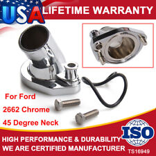 Polished Aluminum 45 Swivel Water Neck Thermostat Housing For Ford 260-302351w