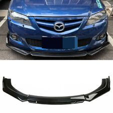 For Mazda 2 3 6 Universal Front Bumper Lip Spoiler Splitter Glossy Black