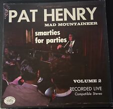 Signed Pat Henry Mad Mountaineer Smarties For Parties Volume Two Lp Vg Condition