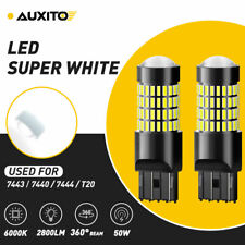 Auxito 7443 7440 Led Reverse Light Backup Bulbs Super White Brake Turn Signal 2x