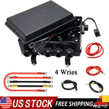 Winch Solenoid Control Contactor Pre-wired Box For 12v 8000 - 17000 Electric Atv
