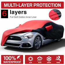 6 Layers Waterproof Car Cover Fits Ford Mustang Outdoorindoor Uv Dust Resistant