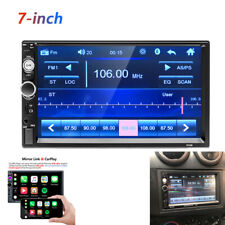 2din Car Radio 7 Hd Touch Screen Audio Stereo Video Mp5 For Carplay Mirror Link