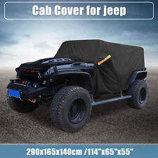 Cab Car Cover For Jeep Wrangler Jk Jl Hardtop 4 Door 2007-2021 W Door Zipper