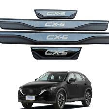 For Mazda Cx5 Accessories 2023 Car Door Sill Scuff Plate Protector Car Cover