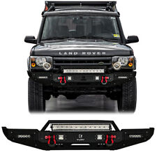Fits 1999-2004 Land Rover Discovery Ii Front Bumper Wwinch Plate And Lights