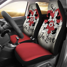 Cartoon Gift Idea Mickey Minnie In Love Car Seat Covers
