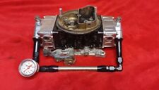 Holley 850 Double Pumper Carburetor W Fuel Line Pressure Gauge