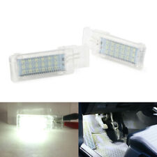 2x White Led Footwell Light For Vw Golf56 Scirocco Passat Cc Polo 6r Seat Ibiza