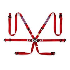 Sparco Martini-racing 6 Pt 2 Reg A Red Seat Belt Harness
