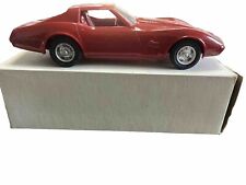 1975 Corvette Coupe Gm Factory Originaldealer Promo Flame Red 125th Mib