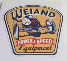 Weiand Sticker Decal Hot Rod Rat Rod Vintage Look Car Truck Drag Race Gasser 64