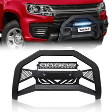 For 2015-2022 Chevy Coloradogmc Canyon Steel Bull Bar Push Bumper Grille Guard